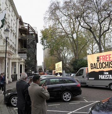 برطانیہ کا فری بلوچستان بل بورڈز ہٹانے سے انکار، پاکستان کی ناکامی