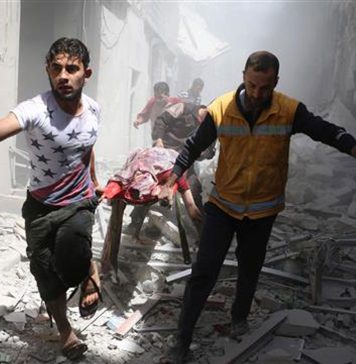 شام : روسی طیاروں کی بمباری سے 19 شہری جانبحق