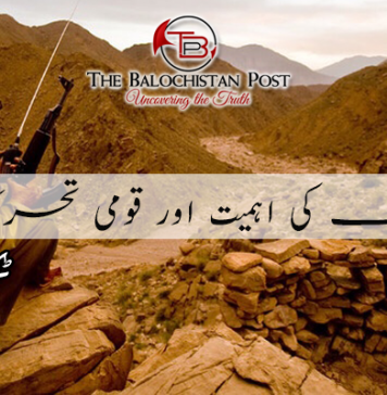 گوریلا جنگ کی اہمیت اور قومی تحریک آزادی تحریر: ٹِک تیر بلوچ
