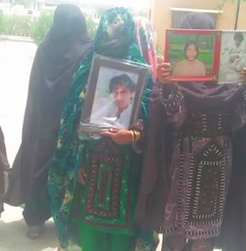 پنجگور : لاپتہ افراد کی عدم بازیابی کے خلاف لواحقین کا احتجاج