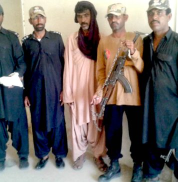 جھاؤ: منشیات کے اڈے پر چھاپہ، ایک شخص گرفتار