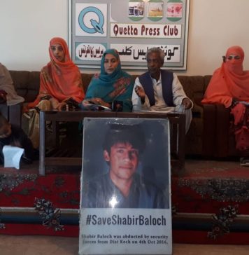 شبیر بلوچ نے کوئی جرم کیا ہے تو عدالت میں پیش کیا جائے – بہن کی فریاد