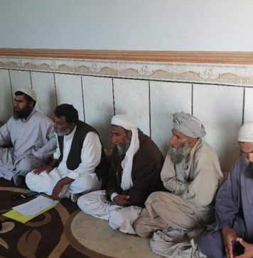 پنجگور : لیویز کا زمینوں پر قبضے کے خلاف مکینوں کا احتجاج