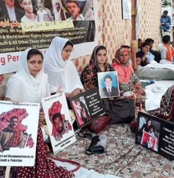 کراچی: جبری گمشدگیوں کے خلاف دوسرے روز احتجاج