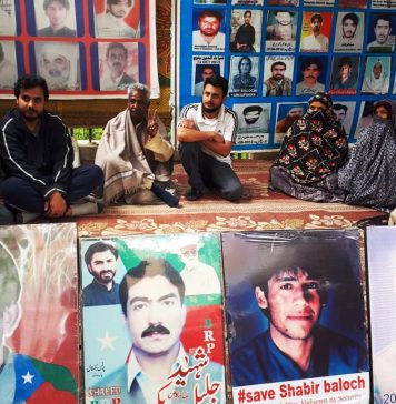 کوئٹہ: لاپتہ افراد کی بازیابی کے لیے احتجاج جاری