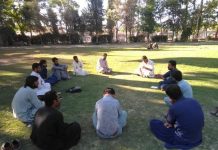 پروگریسو یوتھ الائنس کی جانب سے فدا ڈے پر سٹڈی سرکل کا انعقاد