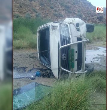 خضدار: اسسٹنٹ کمشنر آواران کے گاڑی کو حادثہ، 3 افراد زخمی