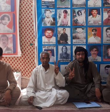 کوئٹہ: پریس کلب کے سامنے لاپتہ افراد کی بازیابی کے لیے احتجاج جاری