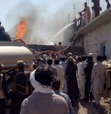 نوکنڈی : تیل منڈی میں آگ لگنے سے 3 افراد جھلس کر جانبحق