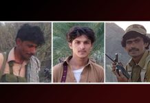 تین ساتھی سرمچار درگس حملے میں شہید ہوگئے ۔ بی ایل ایف