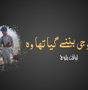 ایک فوجی بننے گیا تھا وہ – لیاقت بلوچ