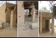 جھل مگسی میں اسکول کھنڈرات میں تبدیل، طالبعلم درختوں کے نیچے پڑھنے پر مجبور
