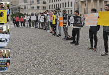 جرمنی : راشد حسین کی بازیابی کےلئے مظاہرہ