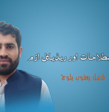 سیاسی اصطلاحات اور ریڈیکل ازم – فضل یعقوب بلوچ