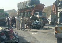 چمن : کوژک میں ٹریفک حادثہ 3 افراد جانبحق