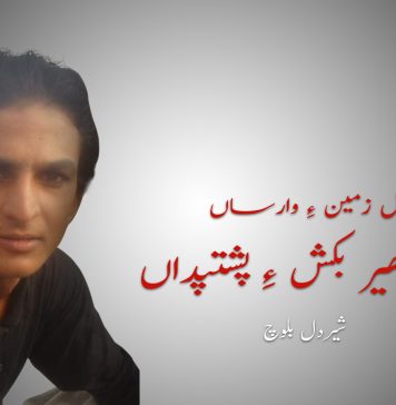 گُل زمین ءِ وارساں ءُ ناکو ھیر بکش ءِ پشتپداں ـ شیردل بلوچ