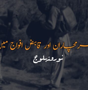 بلوچ سرمچاران اور قابض افواج میں فرق – نوروز بلوچ
