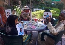 لاپتہ افراد کے لواحقین کی احتجاجی کیمپ کوئٹہ سے کراچی منتقل