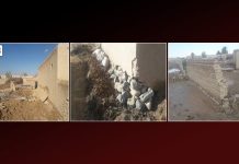 چاغی میں حالیہ بارشوں سے دیواریں اور مکانات منہدم