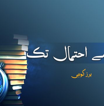 بساط سے احتمال تک – برزکوہی