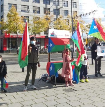 جرمنی: بلوچستان آگاہی مہم کے تحت بی آر پی کا احتجاج