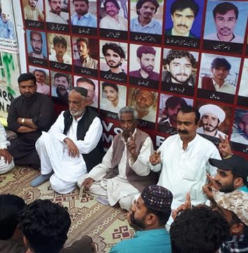 کراچی میں بلوچ لاپتہ افراد کیلئے احتجاج جاری