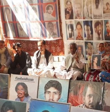 کوئٹہ: وی بی ایم پی کا احتجاج جاری، لواحقین کی شرکت