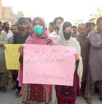 ہوشاپ واقعے میں پورا سسٹم شامل ہے، گوادر میں احتجاج