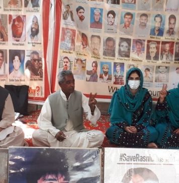 بلوچ لاپتہ افراد کیلئے کوئٹہ میں احتجاج جاری