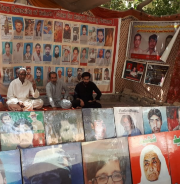 بلوچ لاپتہ افراد کیلئے وی بی ایم پی کا احتجاج جاری