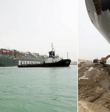 نہرسوئز میں پھسنےوالا ایورگرین جہاز مالک کےحوالے