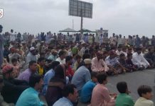 گوادر پانی، بجلی کی قلت اور ٹرالرنگ کے خلاف احتجاجی دھرنا، مکران کوسٹل ہائی وے بند