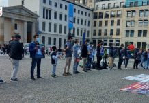 جرمنی: بلوچستان میں جعلی مقابلوں میں لاپتہ افراد کی قتل کے خلاف مظاہرہ