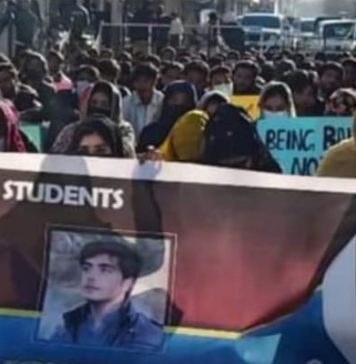 کوئٹہ: جامعہ بلوچستان کے جبری لاپتہ طلباء کی عدم بازیابی کے خلاف احتجاجی مظاہرہ