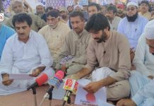 پنجگور: نوجوان فٹبالر داد جان کی قتل پر پریس کانفرنس، مسلح جھتوں کے خلاف کاروائی کا مطالبہ