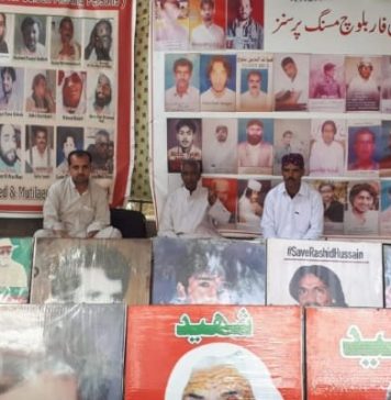 ملکی اور عالمی اداروں کی عدم توجہی کے باعث پاکستانی اداروں کو طاقت مل رہی ہے۔ ماما قدیر بلوچ