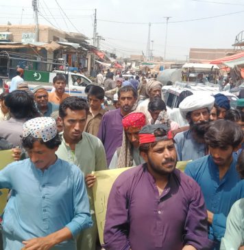 کوہلو: مزدوروں کے معاشی قتل و بے روزگاری کے خلاف احتجاج