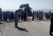 خضدار: جبری گمشدگیوں کے خلاف مکینوں کا احتجاج