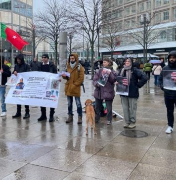 جرمنی: ماہل بلوچ کی جبری گمشدگی کے خلاف بی این ایم کے مظاہرے