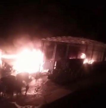 داسو ڈیم کے چینی عملے کے کیمپ میں آتشزدگی