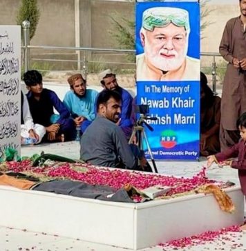 نواب خیر بخش مری کے برسی پر ریلی و ریفرنس کا انعقاد