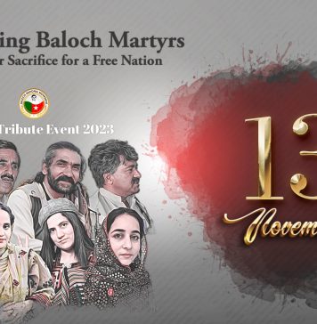 بلوچ قومی تحریک بلوچ شہداء کی قربانیوں کی بدولت برقرار ہے۔ بی این ایم