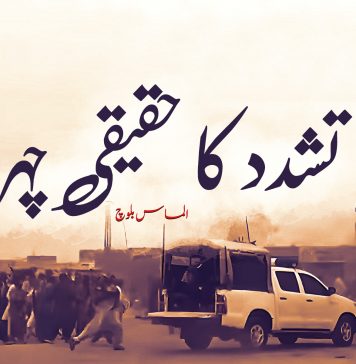 تشدد کا حقیقی چہرہ ۔ الماس بلوچ