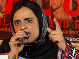بلوچستان میں سابقہ افغان فوجی اہلکاروں کی بلوچ نسل کشی میں براہ راست شمولیت اک تشویشناک امر ہے۔ ڈاکٹر ماہ رنگ بلوچ