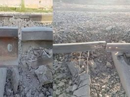 چاغی: تجارتی گاڑی نذرِ آتش، نصیر آباد میں ریلوے ٹریک تباہ