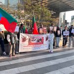 زہری میں فوجی آپریشن، بی این ایم کا جنوبی کوریا میں احتجاج