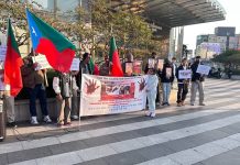 زہری میں فوجی آپریشن، بی این ایم کا جنوبی کوریا میں احتجاج