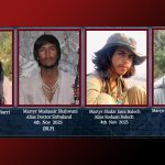 قلات میں قابض پاکستانی ڈرون حملے سے شہید ہونے والے 4 سرمچاروں کو خراج عقیدت پیش کرتے ہیں۔ یو بی اے