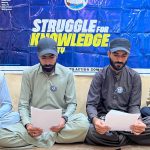 بساک کونسل سیشن کامیابی سے منعقد – نوجوانوں کی مضبوط آواز بنیں گے – پریس کانفرنس