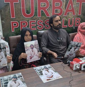 تربت: پاکستانی فورسز کے ہاتھوں جبری لاپتہ بلوچ ادیب و اسکالر ساجد احمد کی لواحقین کی پریس کانفرنس، بازیابی کی اپیل